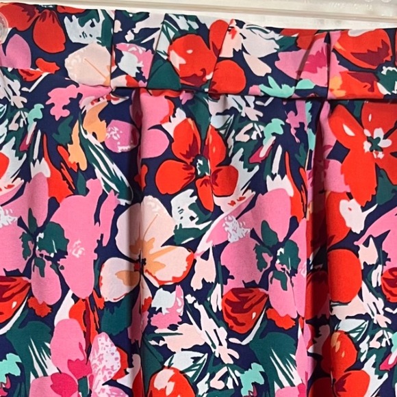 Emery Rose‎ Floral Wide Leg Pants Elastic Waist Size 3XL Boho Casual Pristine - Picture 3 of 6